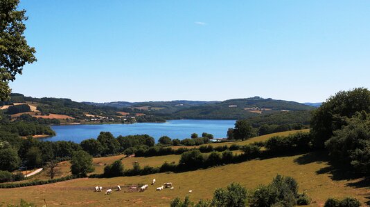 Nièvre lake reservoir morvan