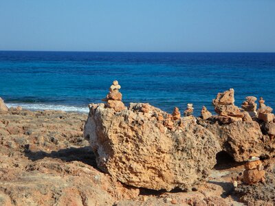 Stone turrets stone towers balance photo