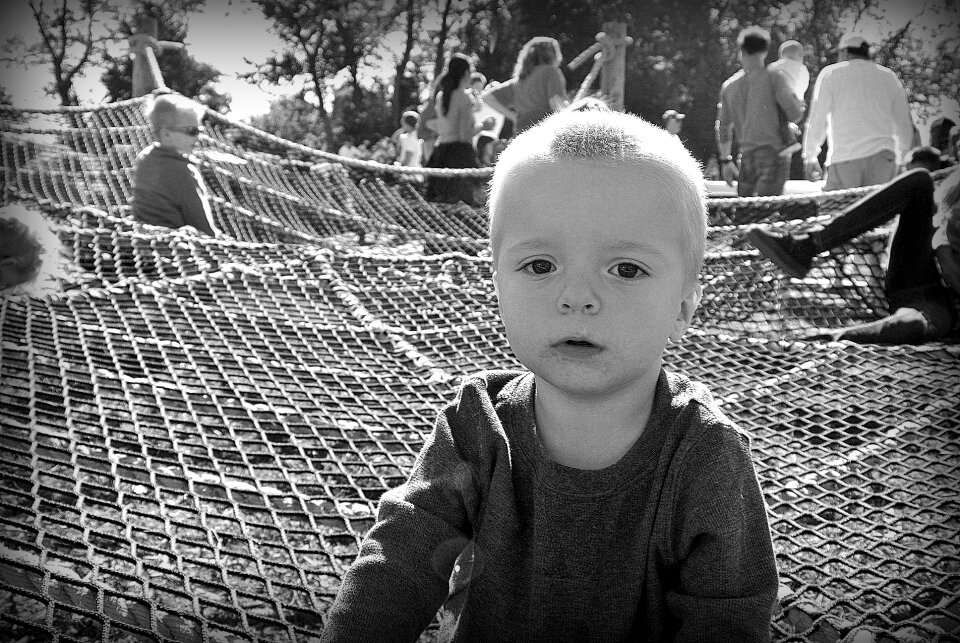 Boy childhood portrait