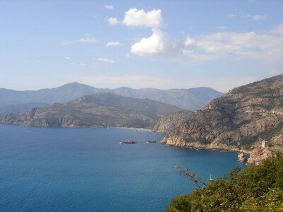 Corsica landscape sea photo