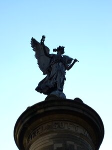 Sky blue pillar