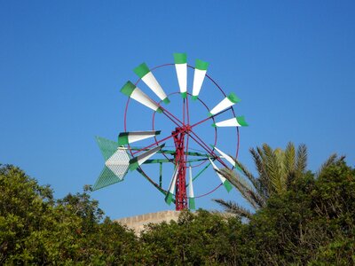 Wind landmark wind power