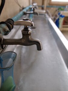 Hand washing sink school photo
