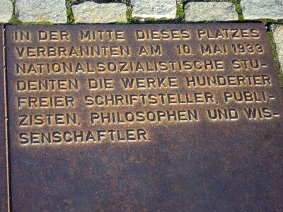 Book burning bebelplatz old library