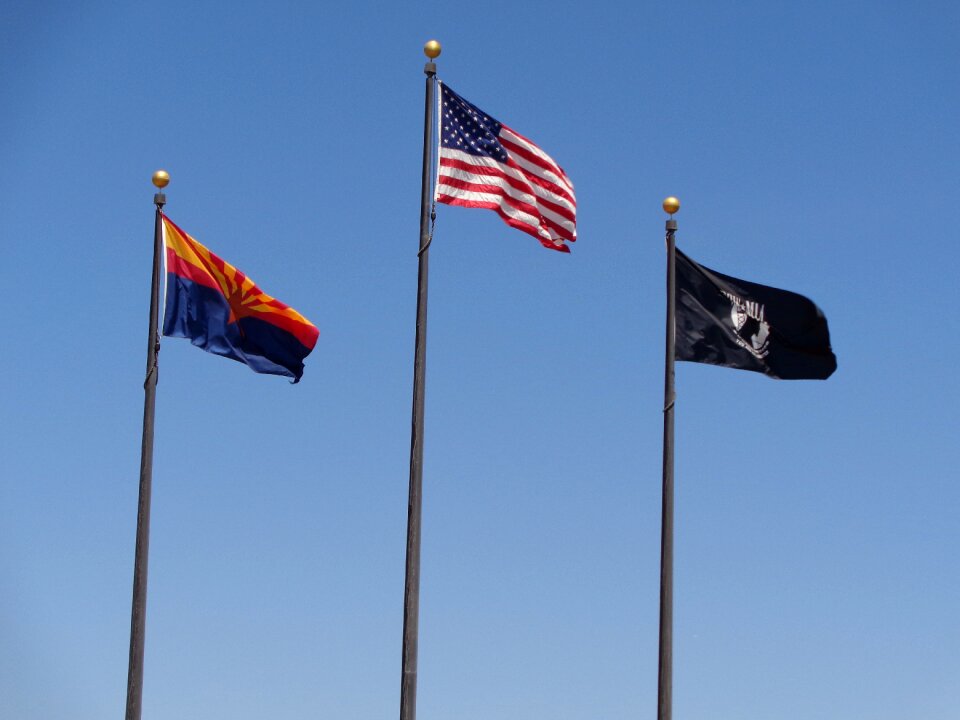 Waving usa symbol