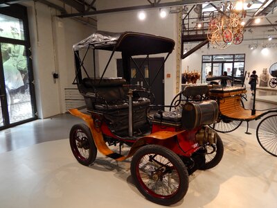 Antique auto old car the vehicle