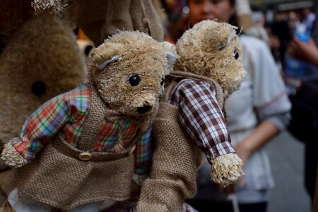 Teddy bear straw jin-li