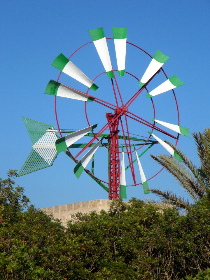 Wind landmark wind power