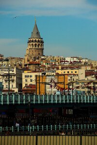 Turkey galata tower bridge photo