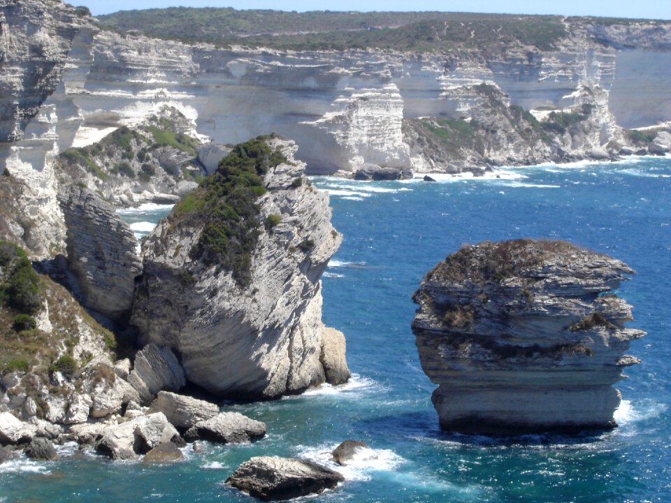 Strait of bonifacio corsica sea photo