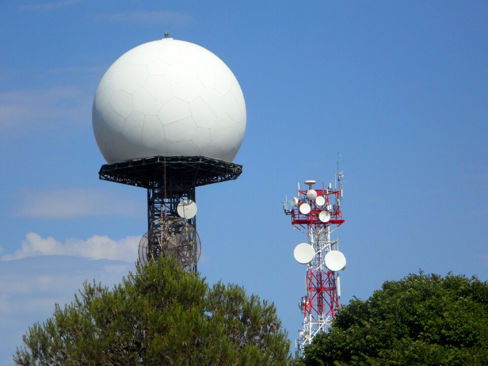 Radio transmission tower mast