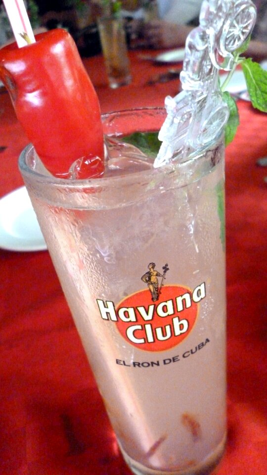 Alcohol mojito beverage