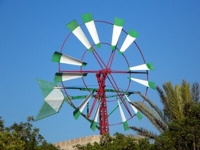 Wind landmark wind power