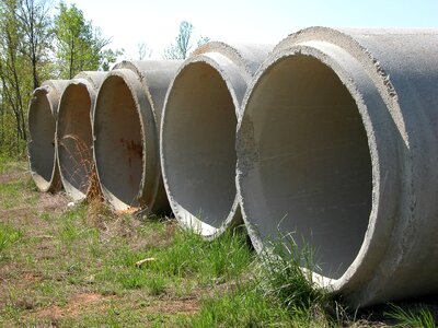 Concrete drainage