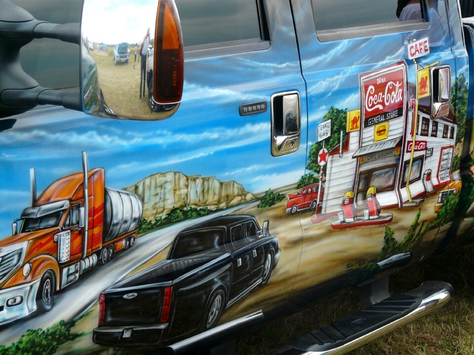 Paintwork design-painting image
