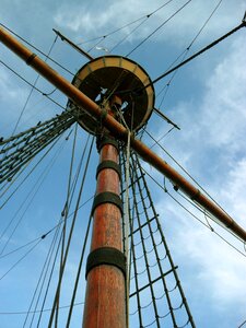 Sailboat crows nest marine
