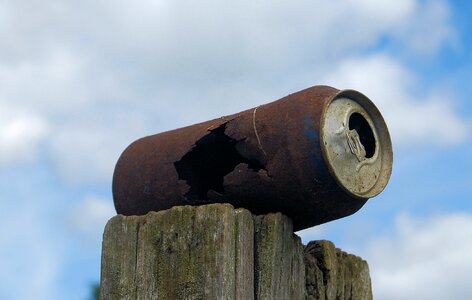 Metal pollution empty