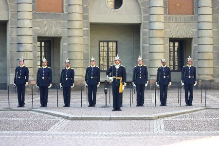 Stockholm palace people