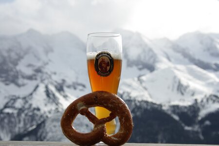 Beer pretzel mountains
