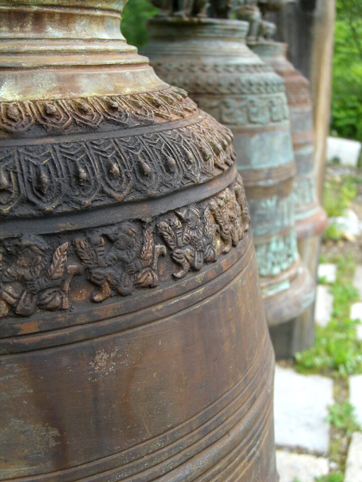 Bells close up bronze