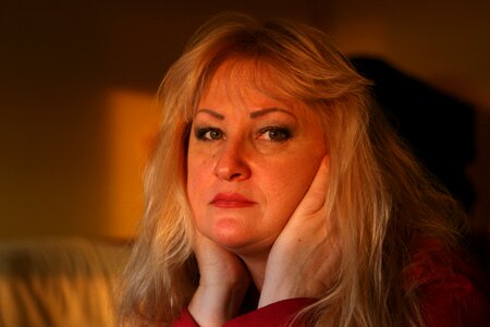 Female mother burnout