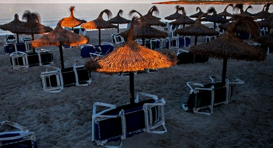 Sand beach tourism abendstimmung