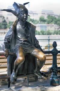 Budapest danube statue photo