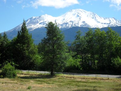 Green landscape mountain photo