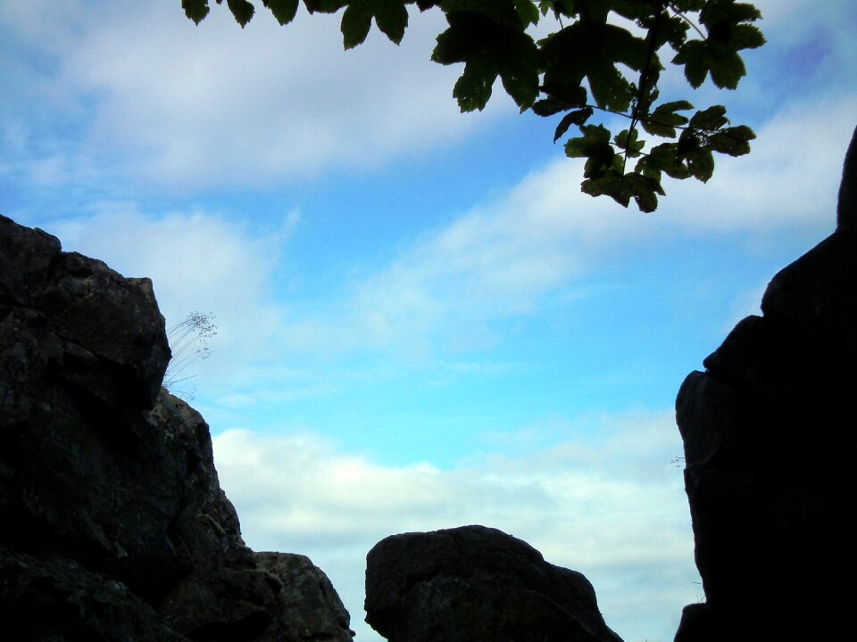 Landscape nature blue