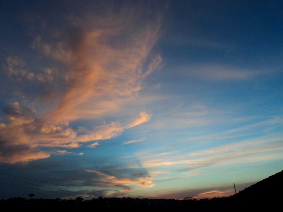 Twilight abstract colors eventide