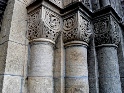 Stone structure vintage photo