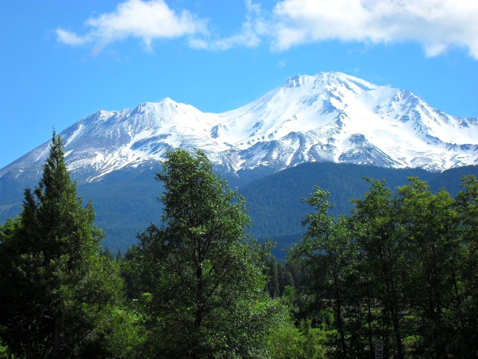 Green landscape mountain