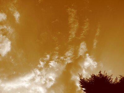 Clouds abendstimmung evening sky photo