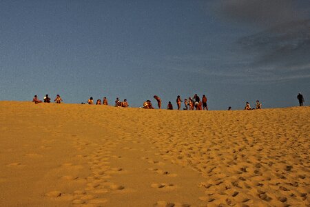Sand dune sand atlantic photo