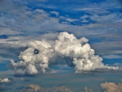 Cumulus sky weather photo