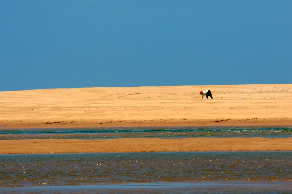 Water person indian ocean