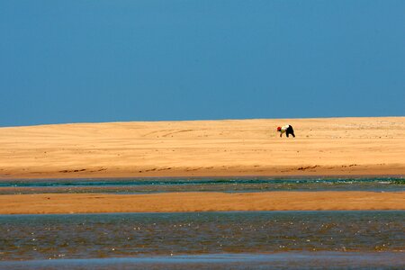 Water person indian ocean