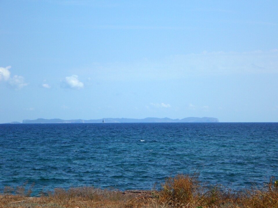 Island land in sight water