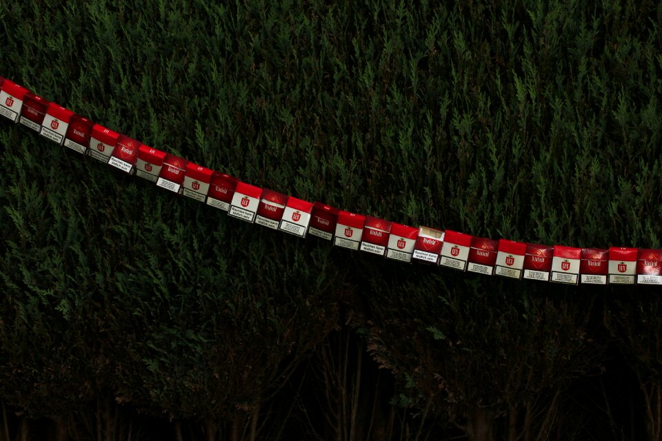 Boxes chain-smoking chain