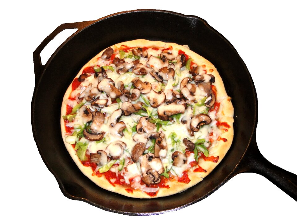 Pan cast iron deep dish