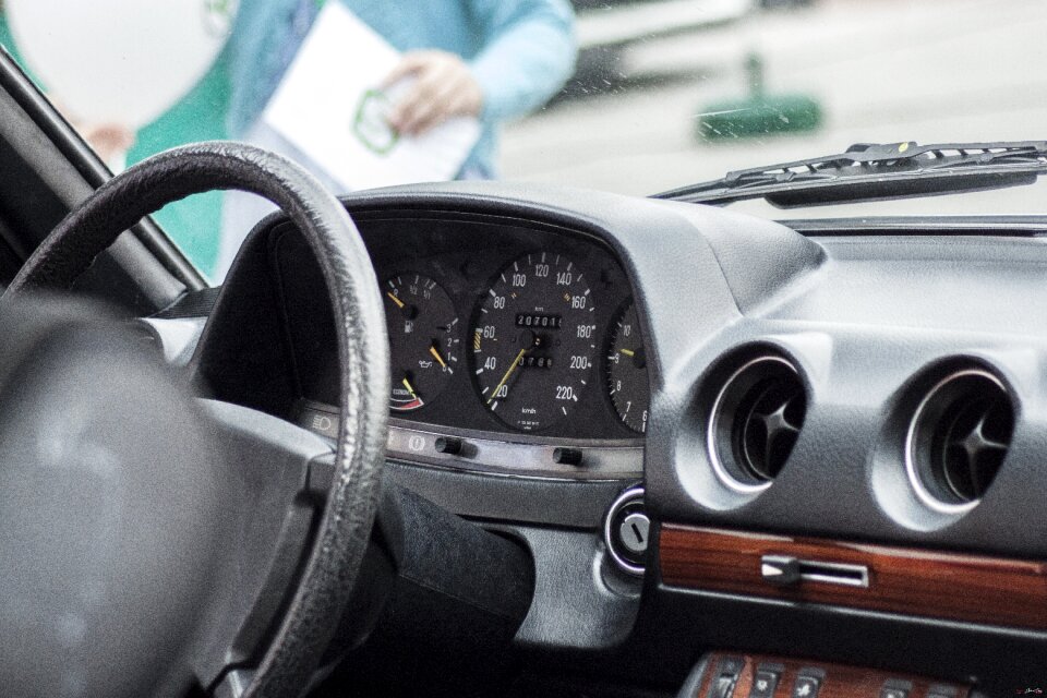 Mercedes interior oldcar