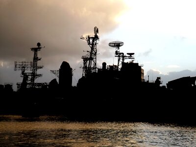 Evening brest ocean