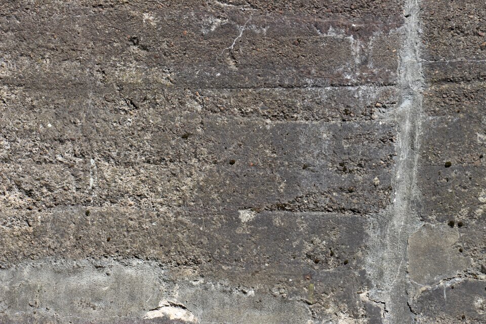 Weathered wall stones photo