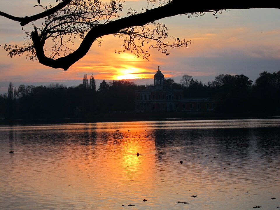Potsdam sunset evening