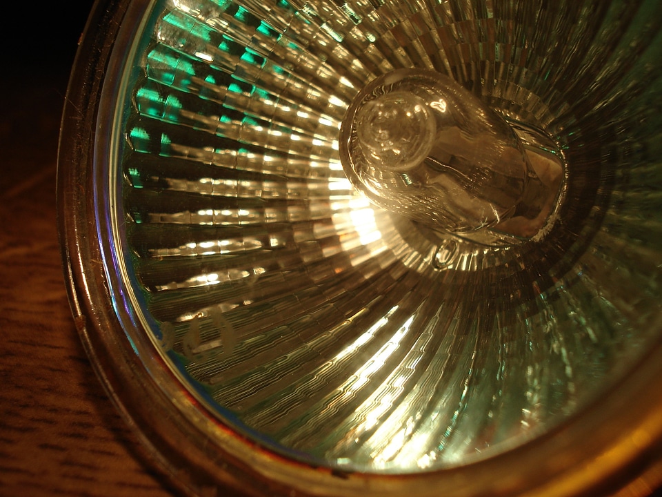 Halogen bulb spotlight light