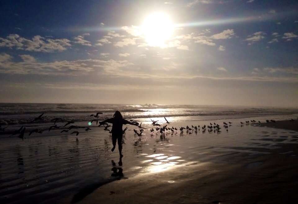 Ocean water sky