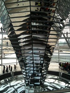 Glass dome reichstag building architecture