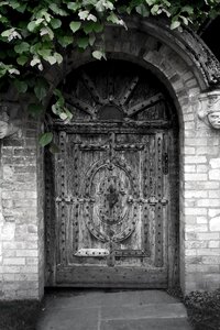 Surface texture gray door