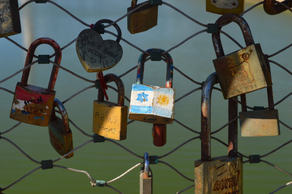 Padlock love in love