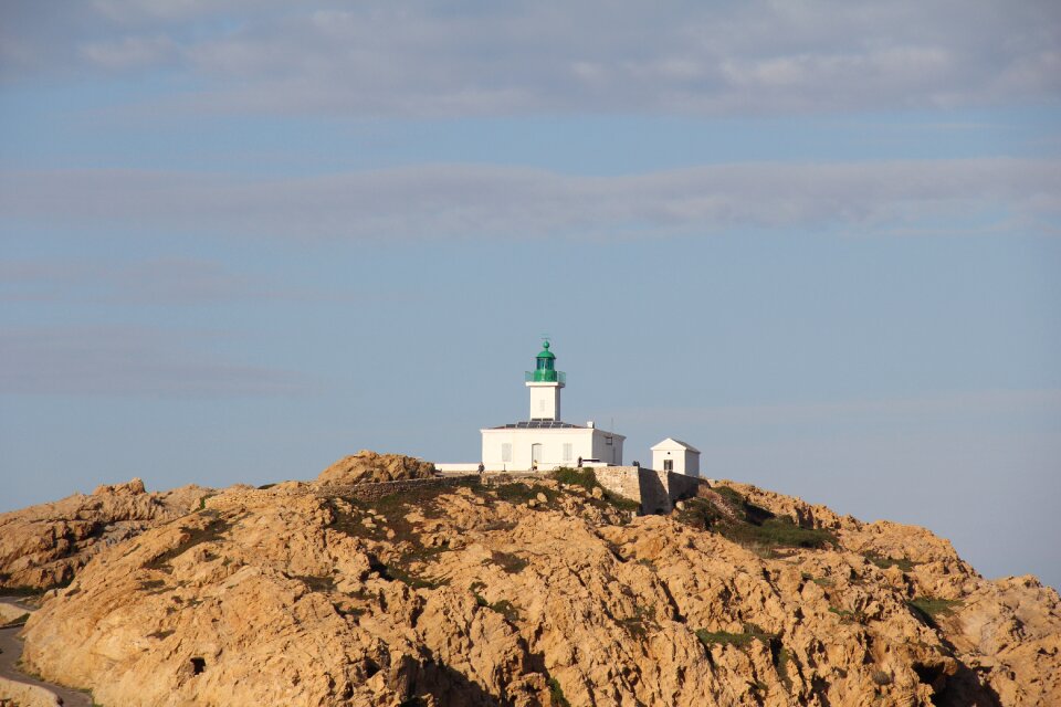 Lighthouse corsican port